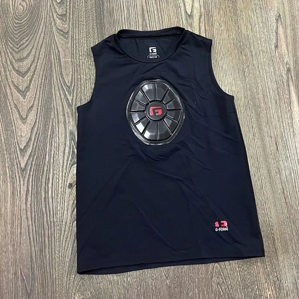 G-Form Youth Girls Softball Tank Top Dri Fit Undershirt Black Size M